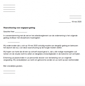 Waarschuwingsbrief opstellen. Snel. Eenvoudig. Online. Slechts € 50